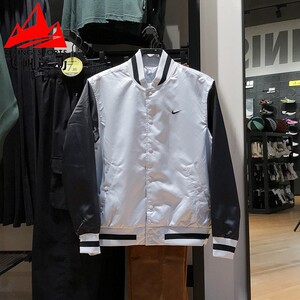NIKE耐克男装2024冬季梭织拒水棒球服休闲运动夹克外套FZ0663-043
