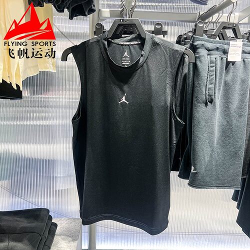 Nike耐克男装2026夏速干透气篮球训练运动无袖背心T恤 IF0890-010