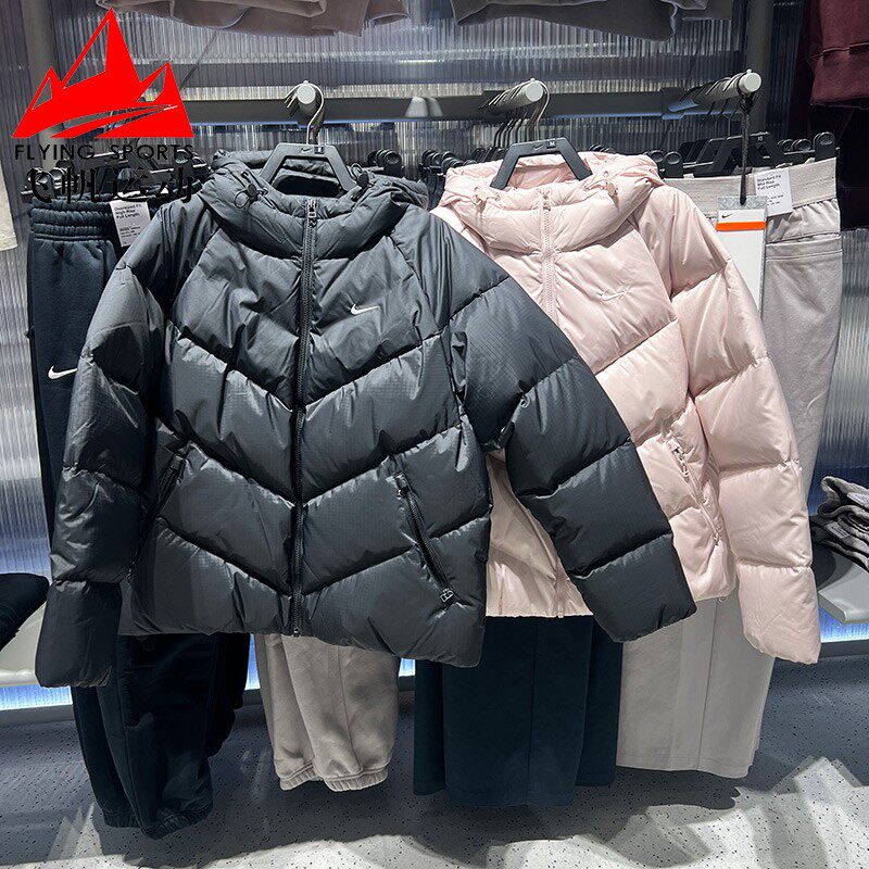 NIKE耐克女装2025冬季暖风防风拒水运动连帽羽绒服外套HV5236-010