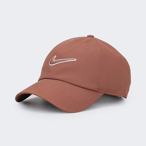 Nike耐克男女帽经典刺绣小勾防晒运动休闲鸭舌帽棒球帽FB5369-265