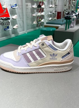 阿迪达斯三叶草女鞋2025夏经典篮球风耐磨防滑休闲运动板鞋JP9965