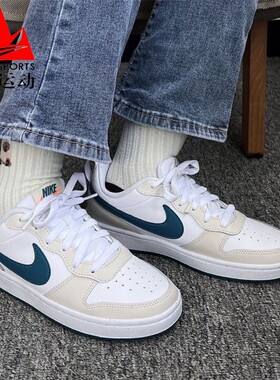 NIKE耐克大童鞋2026春COURT BOROUGH 2经典运动鞋板鞋 BQ5448-017