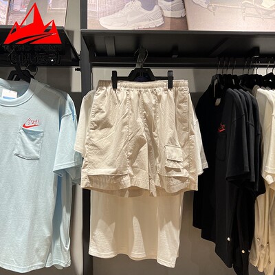 工装裤宽松透气营地中裤运动短裤