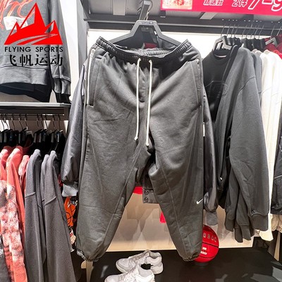 NIKE耐克男裤2025春新款针织加绒卫裤宽松束脚运动长裤IB1872-010