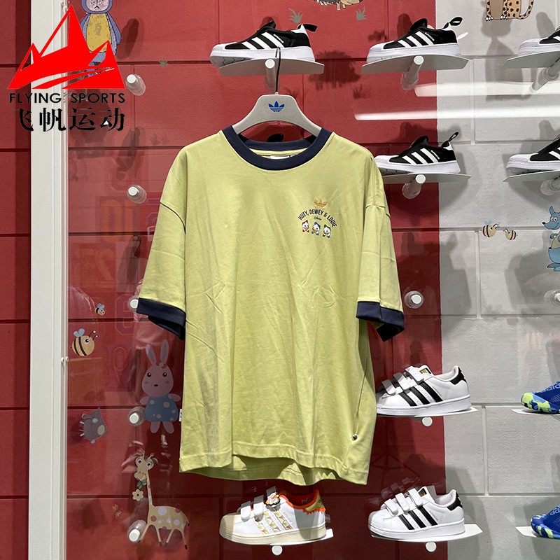 尼联名款男女装印花休闲短袖T恤