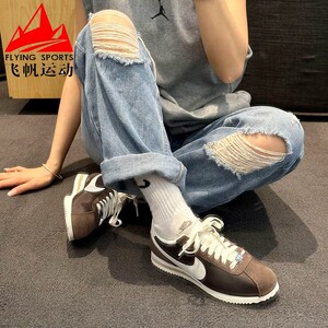 耐克女鞋2024夏季CORTEZ复古阿甘鞋轻便透气运动休闲鞋DZ2795-200