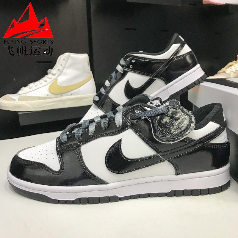 耐克男鞋2025秋Dunk经典黑白熊猫缓震百搭运动休闲板鞋HQ1965-100