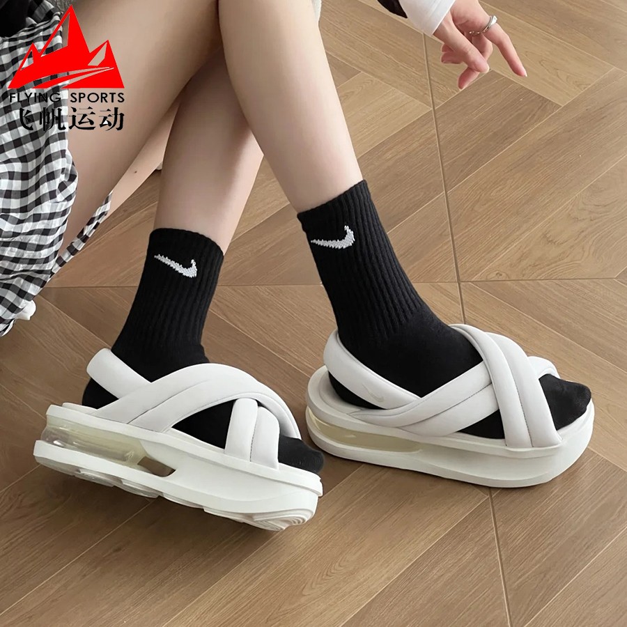 耐克女鞋2025夏Air Max Isla气垫厚底增高时尚运动凉鞋FJ5929-100