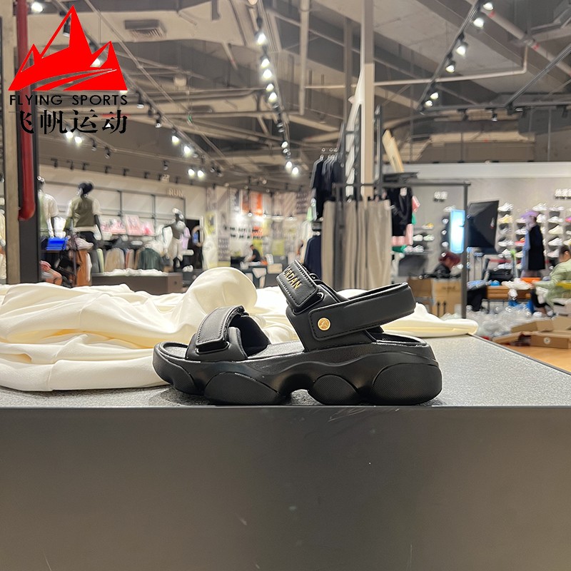 Nike/耐克沙滩鞋魔术贴厚底凉鞋