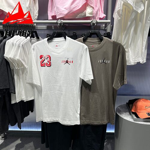 Nike耐克男子2026夏新款复古印花运动休闲短袖T恤 IF3128-040-100