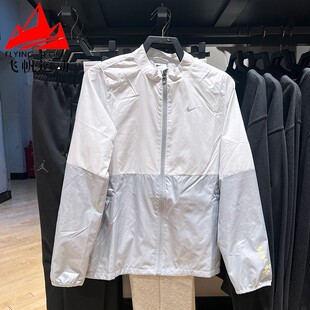 NIKE耐克大童男女装2025春款梭织立领足球运动夹克外套IB5591-012