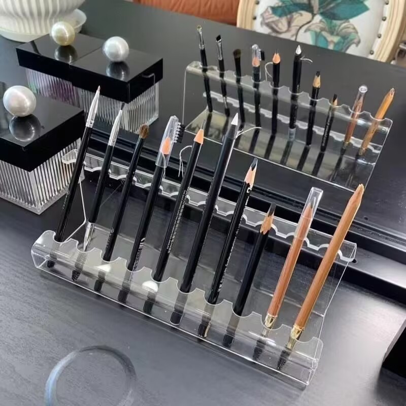 化妆刷展示架眼线刷亚克力