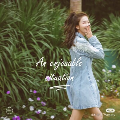 2020新款天使之翼钉珠刺绣短裙子长袖牛仔连衣裙女601DJ5840000