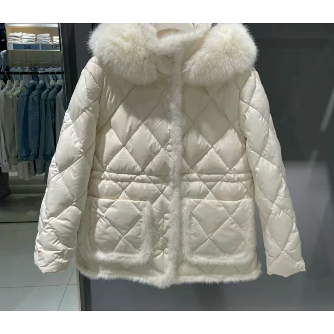 专柜直发2022秋季新款羽绒服女毛