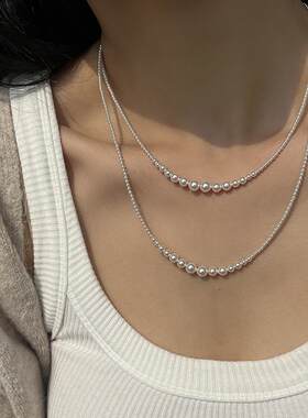轻奢长款项链女秋冬毛衣链新中式百搭高级感小众串珠饰品