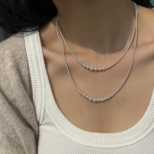 轻奢长款项链女秋冬毛衣链新中式百搭高级感小众串珠饰品