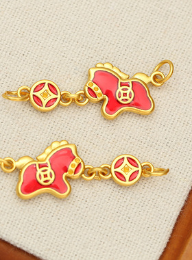 金店同款马上有钱diy马项链女生轻奢新中式本命年吊坠马年礼物