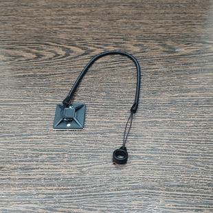 橡皮防丢弹簧绳圆珠笔中性笔固定套带固定座挂绳绑笔放掉自粘座子