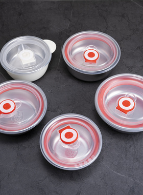 304不锈钢学生饭盒带盖碗 便当盒餐盘专用碗酱汁调味保鲜盒泡菜碟