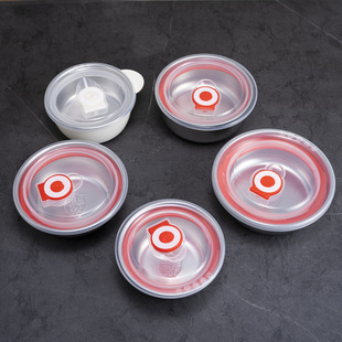 304不锈钢学生饭盒带盖碗 便当盒餐盘专用碗酱汁调味保鲜盒泡菜碟