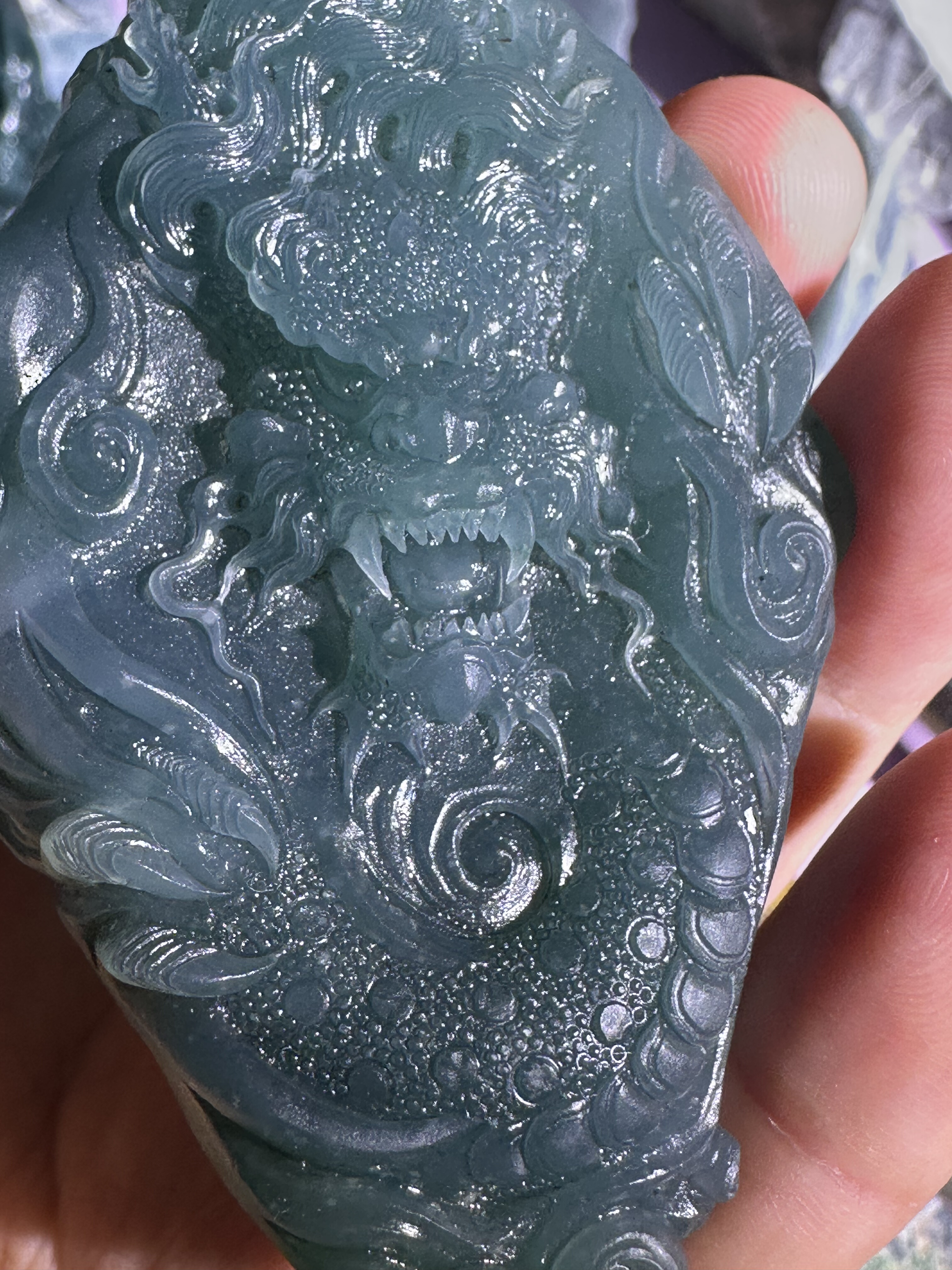 危地马拉翡翠精品龙牌毛货(抛光后不满意可退换)大尺寸霸气龙牌