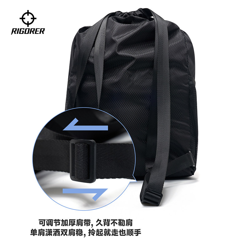 准者束口运动双肩包大容量干湿分离拒水防污防泼水提背两用