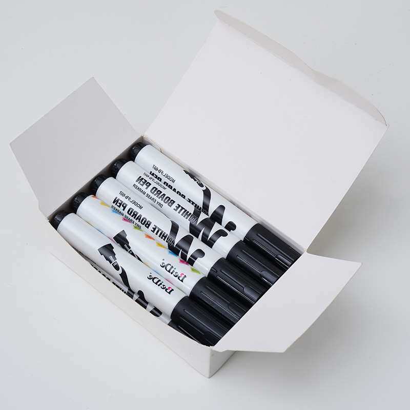 화이트 보드 펜 지울 수있는 대형 두꺼운 머리 칠판 펜 어린이 무독성 잉크 교사 수성 색상 빨간색 파란색 검정색 흰색