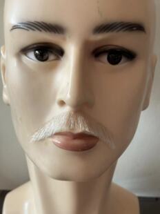 假胡子男仿真胡须影视胡子道具隐形逼真男士白胡子贴上胡八字胡