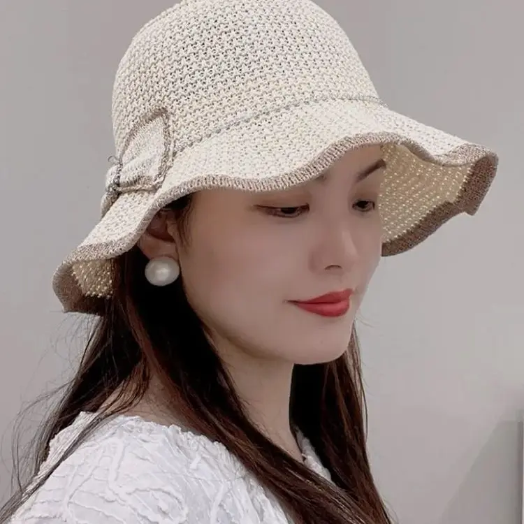 夏天帽子女款2024新款凉帽薄款