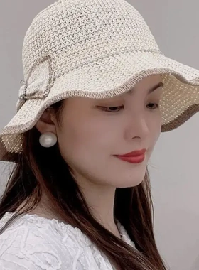 夏天帽子女款2024新款凉帽薄款