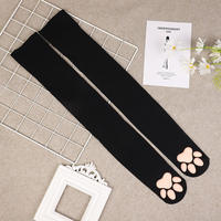 Cat paw stockings, silk stockings, cute three-dimensional meat pads, pantyhose, big boss, 3d black silk girl, cat feet, cat girl, maid, white silk stockings thumbnail 7
