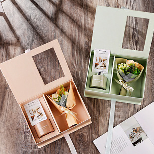 520情人节礼物送女朋友香薰鲜花花束套装礼盒香皂永生花伴手礼品