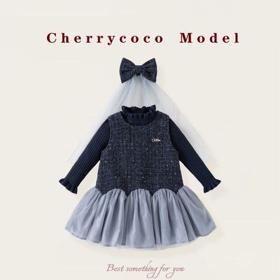 CHERRYCOCO女童连衣裙秋冬新款