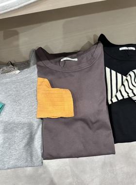 日本限定高端设计款拼接打底特价不退不换