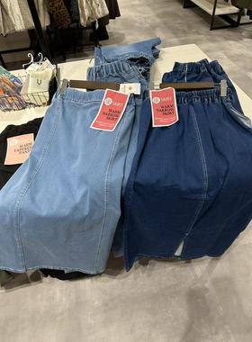 日本限定加绒显瘦厨师牛仔半裙特价不退不换