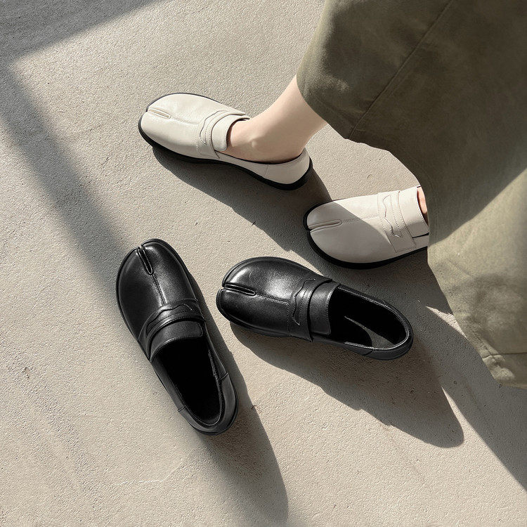 圆头平底橡胶发泡胶粘工艺羊皮深口单鞋,女鞋,深口单鞋,淘宝优惠券,粉丝福利购,淘宝优惠卷