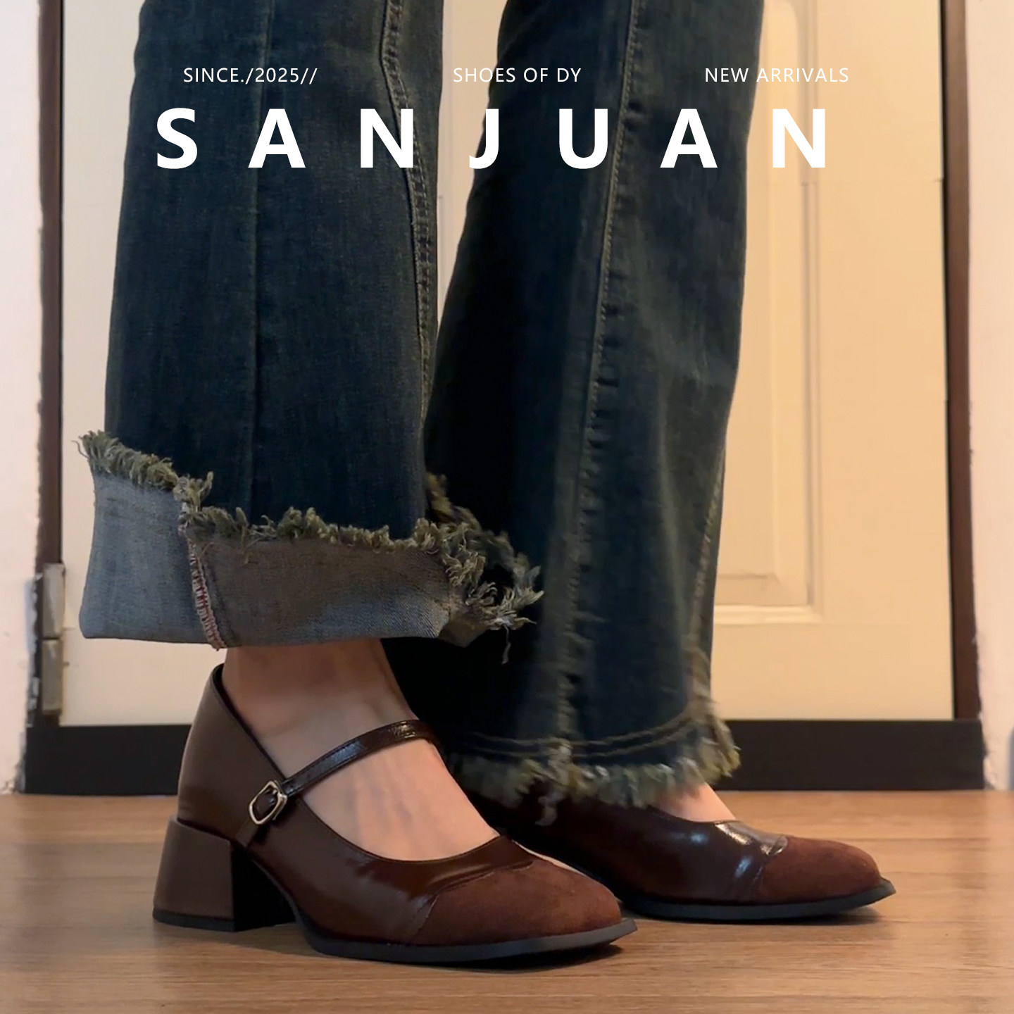 2026春季新款百搭复古玛丽珍鞋