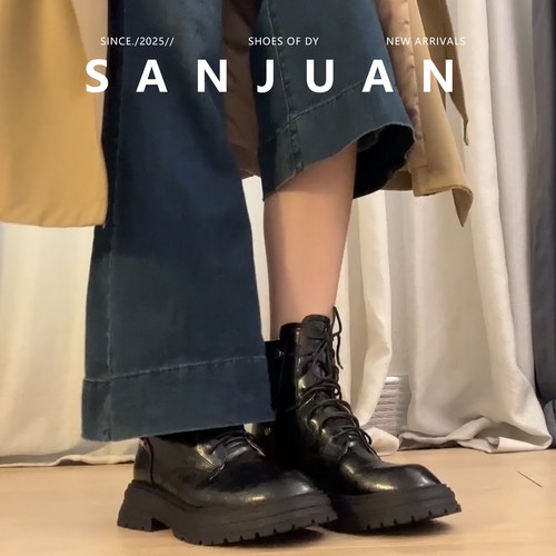 黑色/棕色通勤百搭不累脚短靴