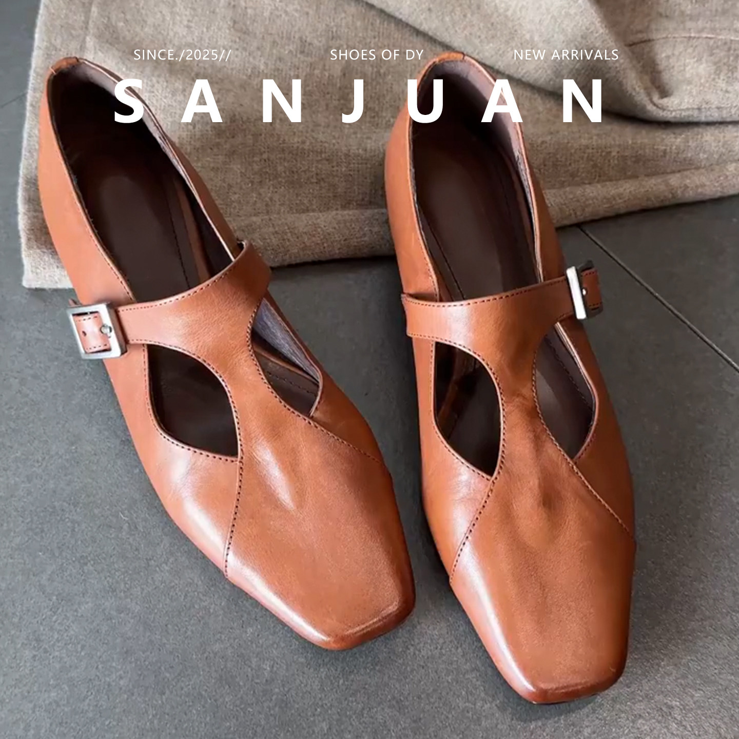 黑色/棕色百搭通勤浅口单鞋女