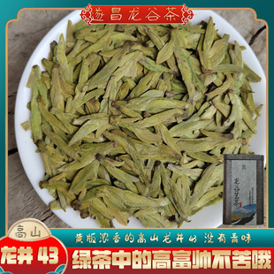 明前龙43遂昌龙谷茶叶新茶高山云雾绿茶浙江扁茶豆香浓郁茶叶新