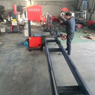 木工50型带锯轻便曲线切割带锯机家用小型圆木推台开板多功能立式