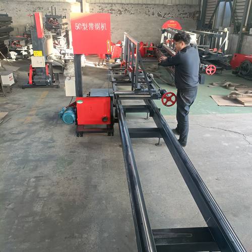 木工50型带锯轻便曲线切割带锯机家用小型圆木推台开板多功能立式