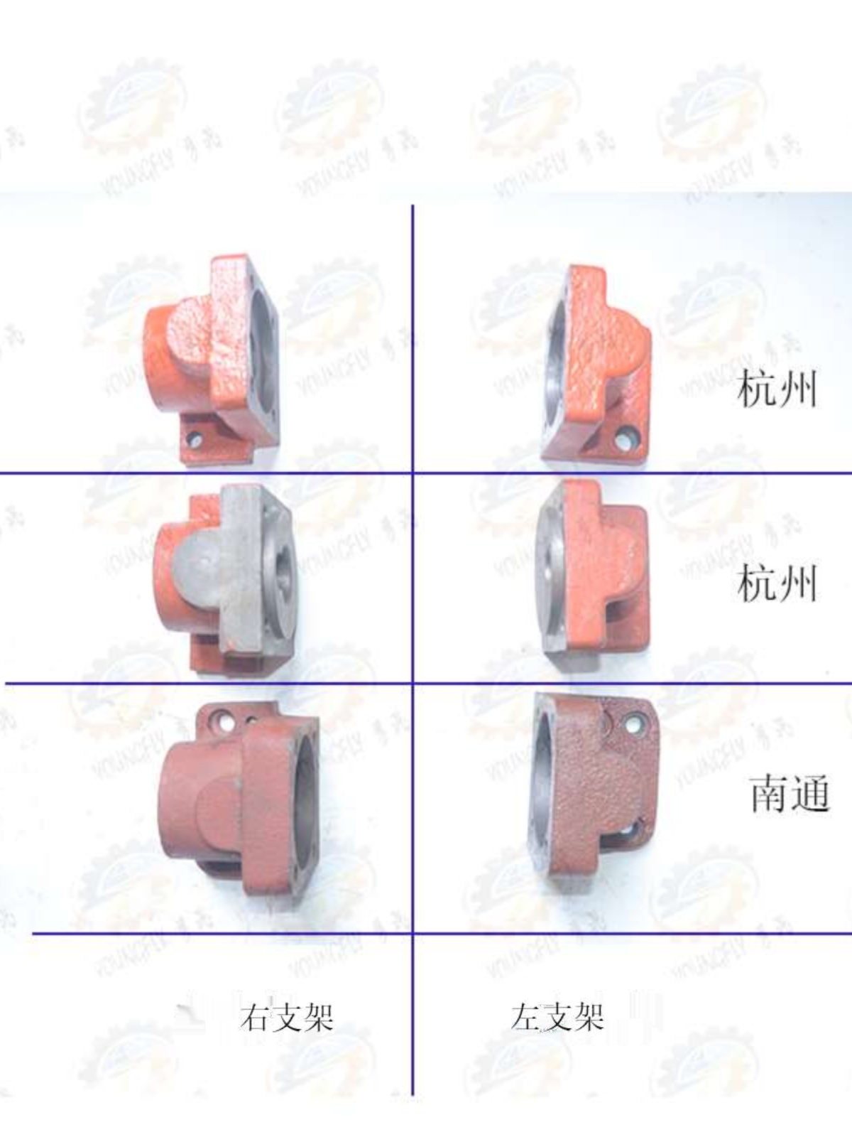 机床南通 M7130A平面磨床工作台液压油缸左、右支架配件