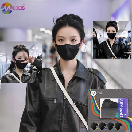 香港medeis口罩代购 3d立体彩色渐变薄款透气高颜值明星阿娇同款