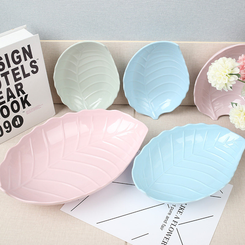 创意树叶果盘密胺糖果盘家用客厅塑料过年干果零食盘小吃碟子加厚,餐饮具,果盆/果盘/果篮,淘宝优惠券,粉丝福利购,淘宝优惠卷