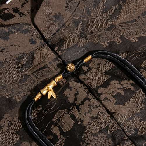 旗袍盘扣手工编织金竹长尾辫子布扣唐装汉服国风服辅料中式LS296