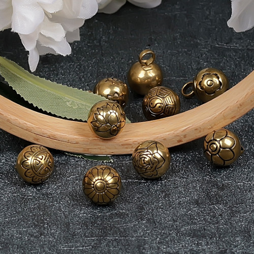 旗袍纽扣黄铜圆形纽扣