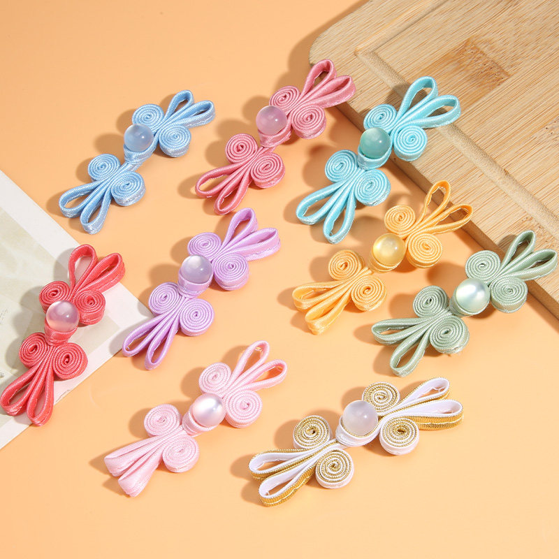 旗袍扣子唐装汉服钉珠玉珠兔耳盘扣中式国风纽扣复古国潮手工布扣,居家布艺,纽扣,淘宝优惠券,粉丝福利购,淘宝优惠卷