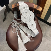 吊穗流苏腰带 饰腰带 盘扣腰带 礼服装