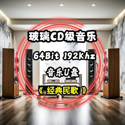 64bit192khz转盘数字音乐u盘发烧级经典民歌无损wav立体分轨解码